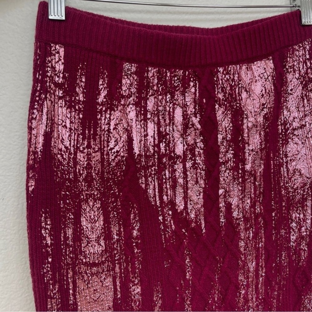 Anthropologie Rue Shimmer Midi Skirt - Picture 3 of 11
